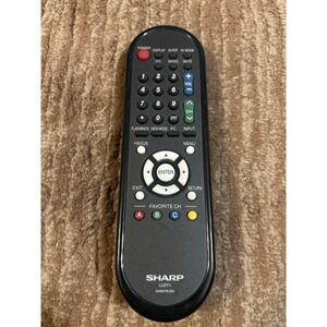 Sharp LCDTV Remote Control GA667WJSA Sleep‎ AV Mode Tested Working No Corrosion